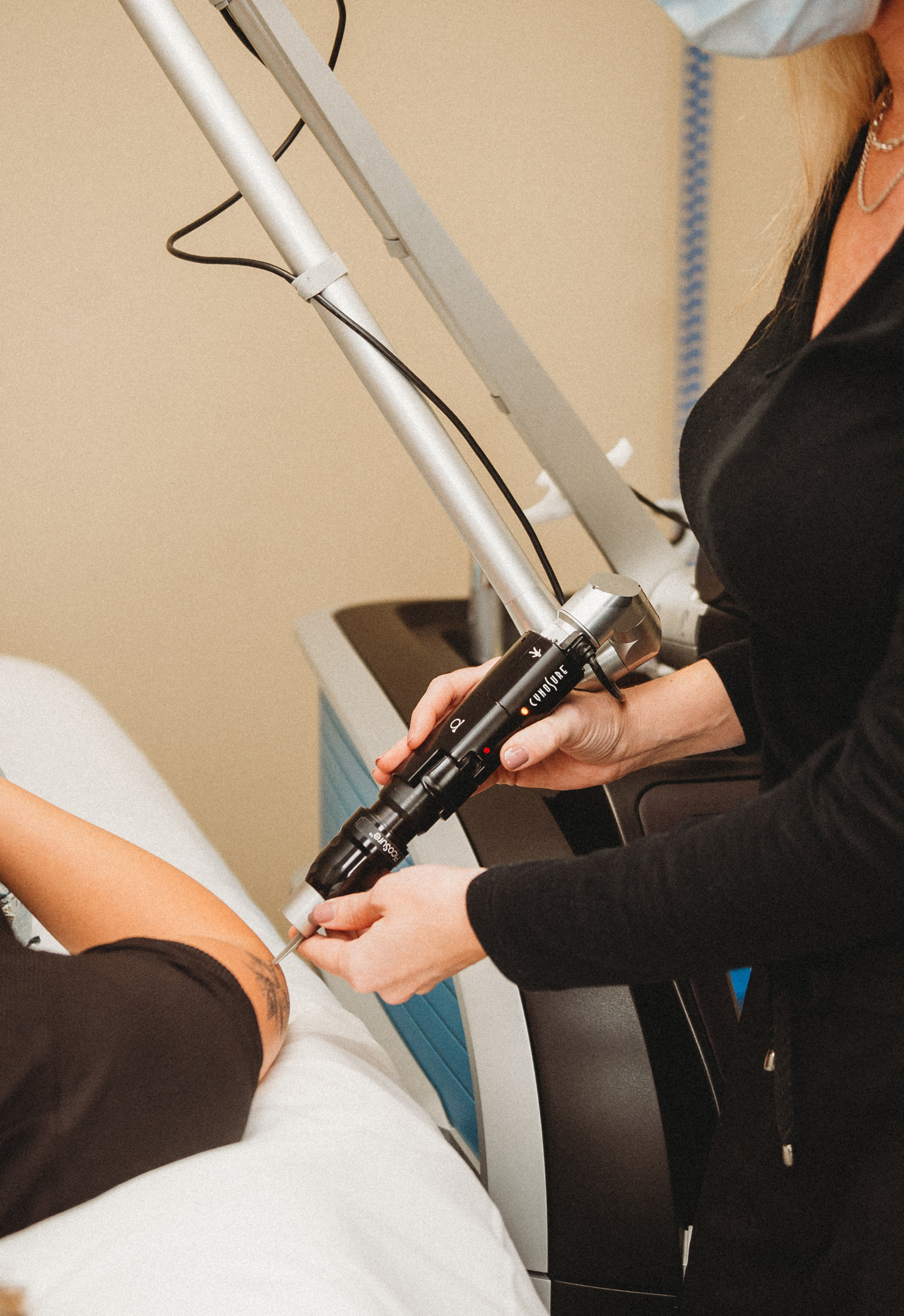 Laser Tattoo Removal procedure at the skin care center at Gulf Coast Plastic Surgery